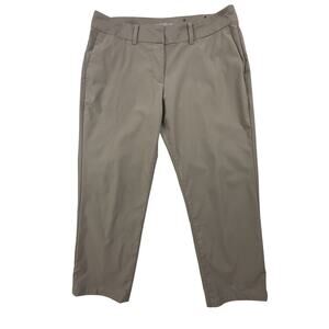 Nike Golf Capri Pants Womens 8 DriFit Performance Light Khaki